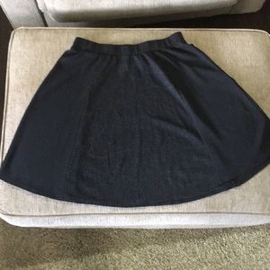 Black Skater Skirt XL